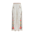 FARM RIO Multicolor Linen Casual Pants