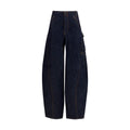 Self-Portrait Blue Cotton Cargo Pants