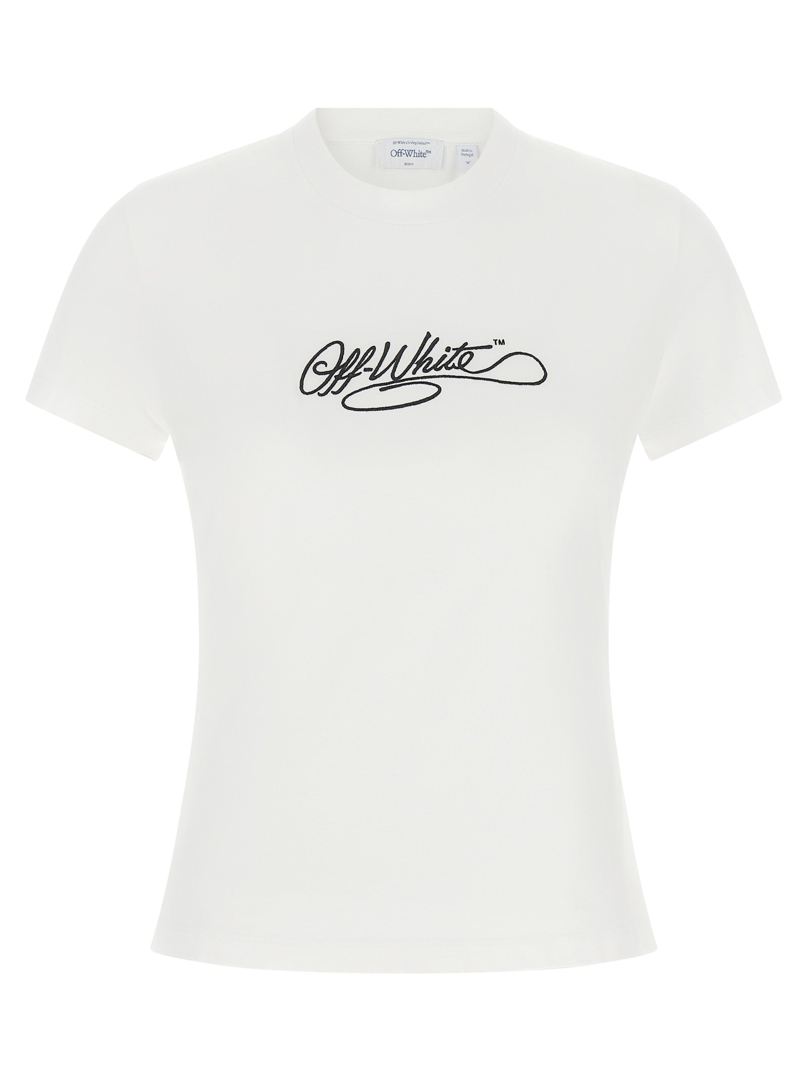 Off-White White Cotton T-Shirt