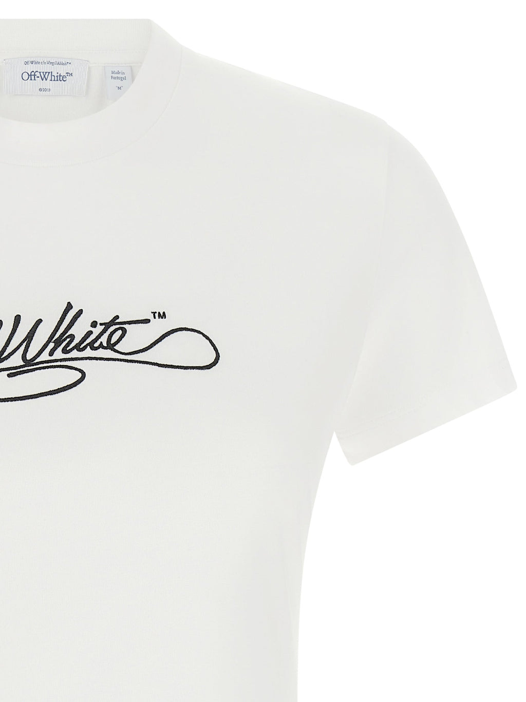 Off-White White Cotton T-Shirt