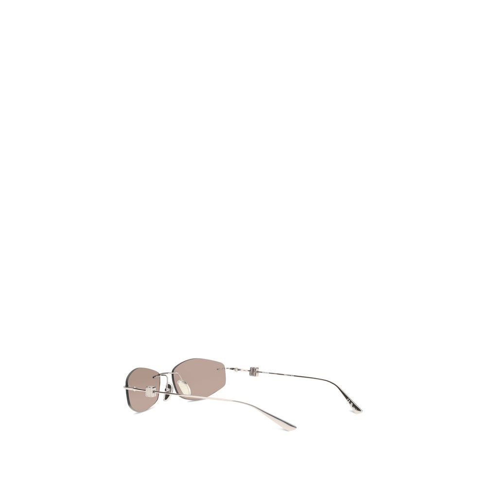 Balenciaga Silver Metal Sunglasses