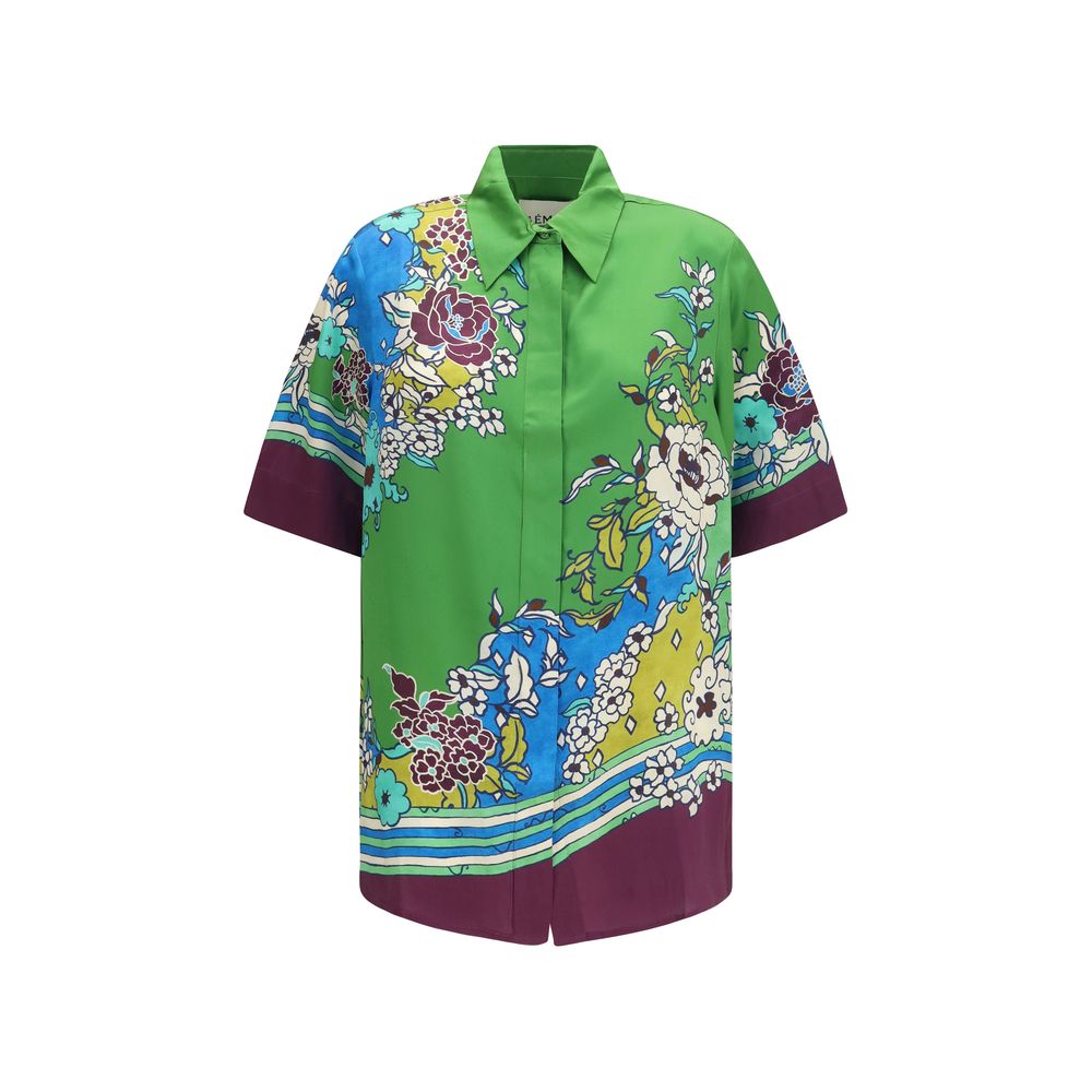 Alemais Multicolor Silk Pattern Shirt