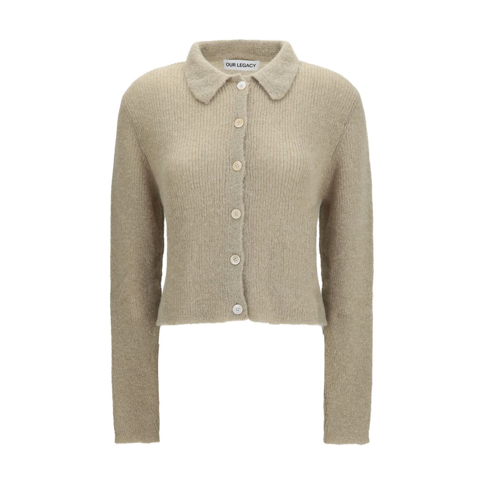 Our Legacy Beige Alpaca Vicugna Pacos Polo Shirt