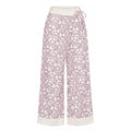 Malo Purple Silk Women Pants