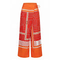 Malo Orange Silk Women's Pant
