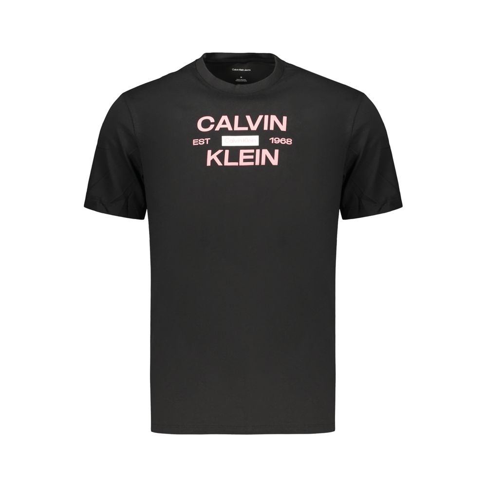 Calvin Klein Black Cotton Men's T-Shirt