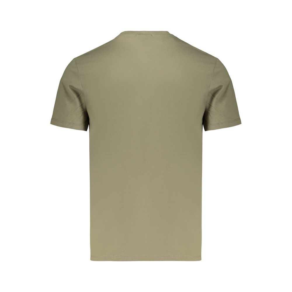Calvin Klein Green Cotton Men's T-Shirt Calvin Klein