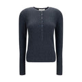 Lisa Yang Gray Cotton Sweatshirt Lisa Yang