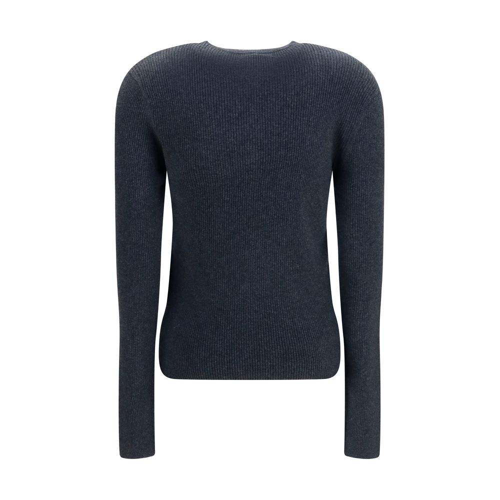 Lisa Yang Gray Cotton Sweatshirt Lisa Yang