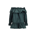 Saint Laurent Bicolor Polyamide Casual Dress