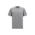 Balmain Gray Cotton T-Shirt