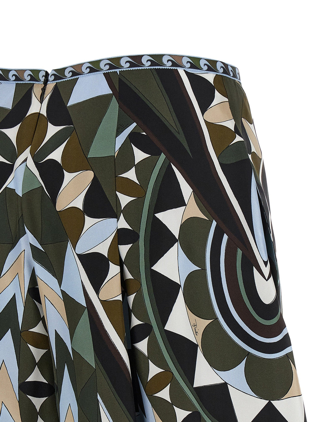 Emilio Pucci Multicolor Silk Midi Skirt Emilio Pucci