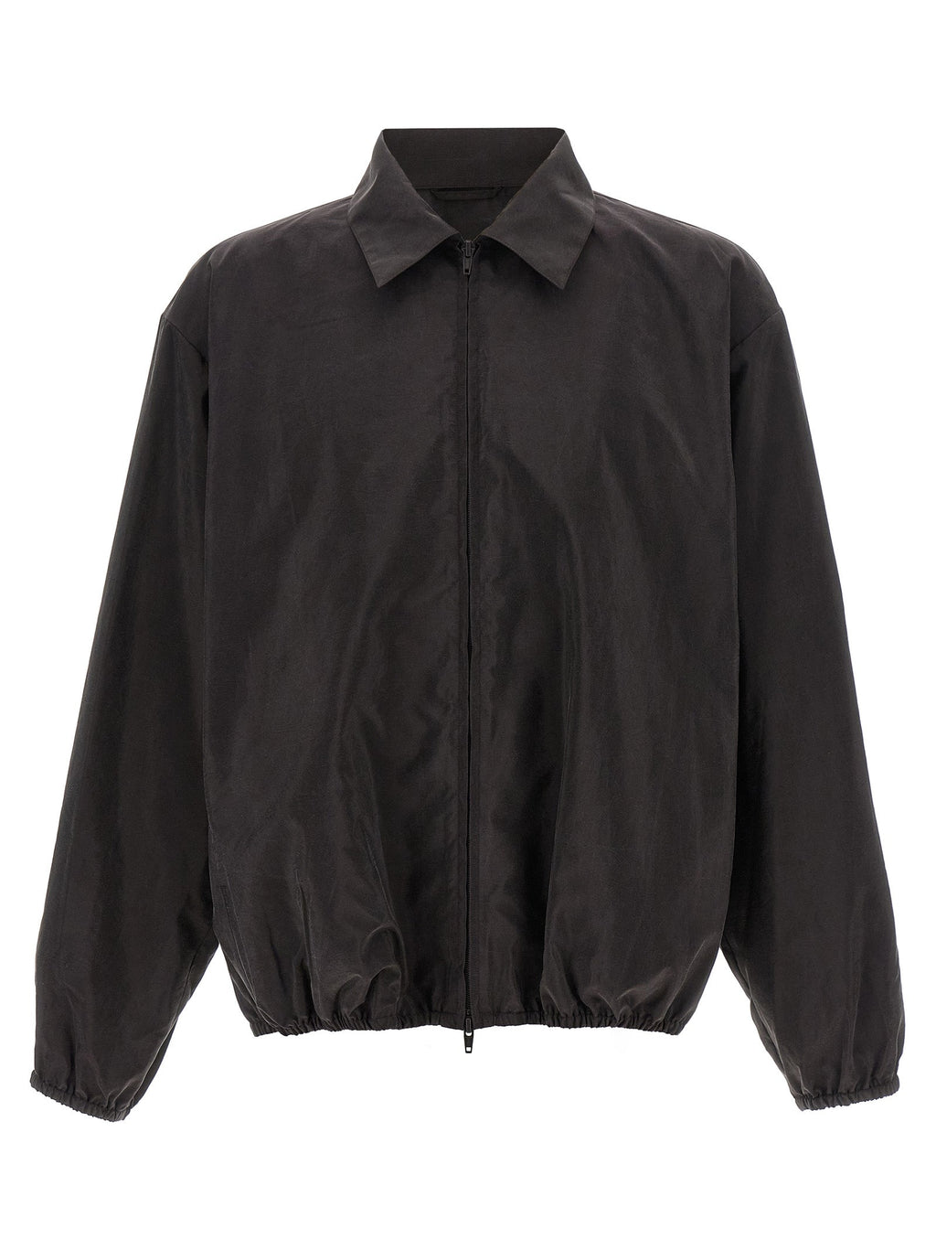 SSSTEIN Brown Silk Shell Jacket