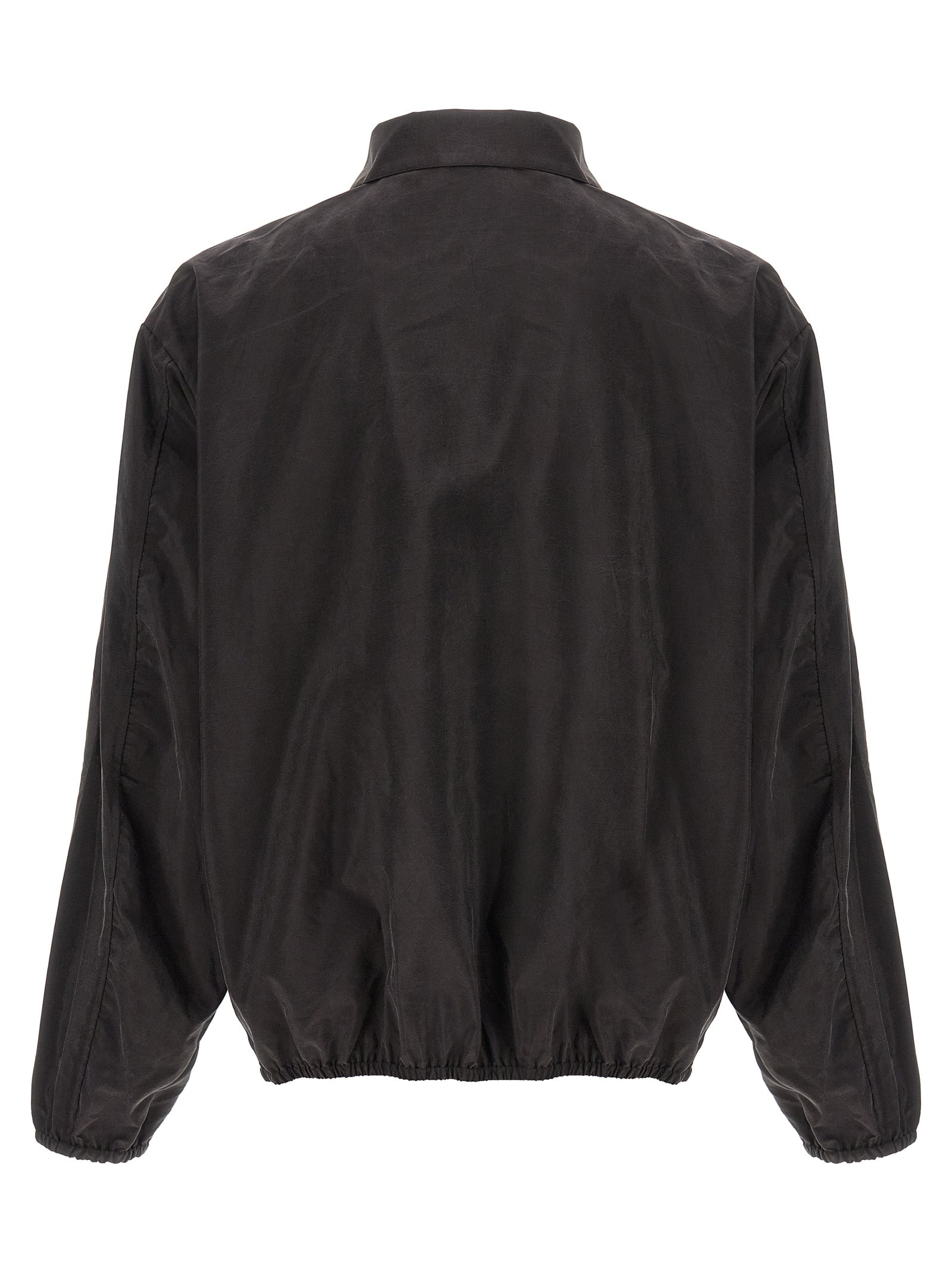 SSSTEIN Brown Silk Shell Jacket