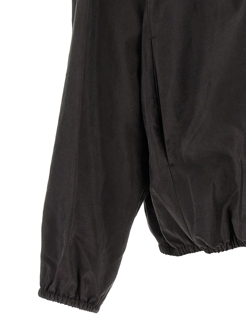 SSSTEIN Brown Silk Shell Jacket