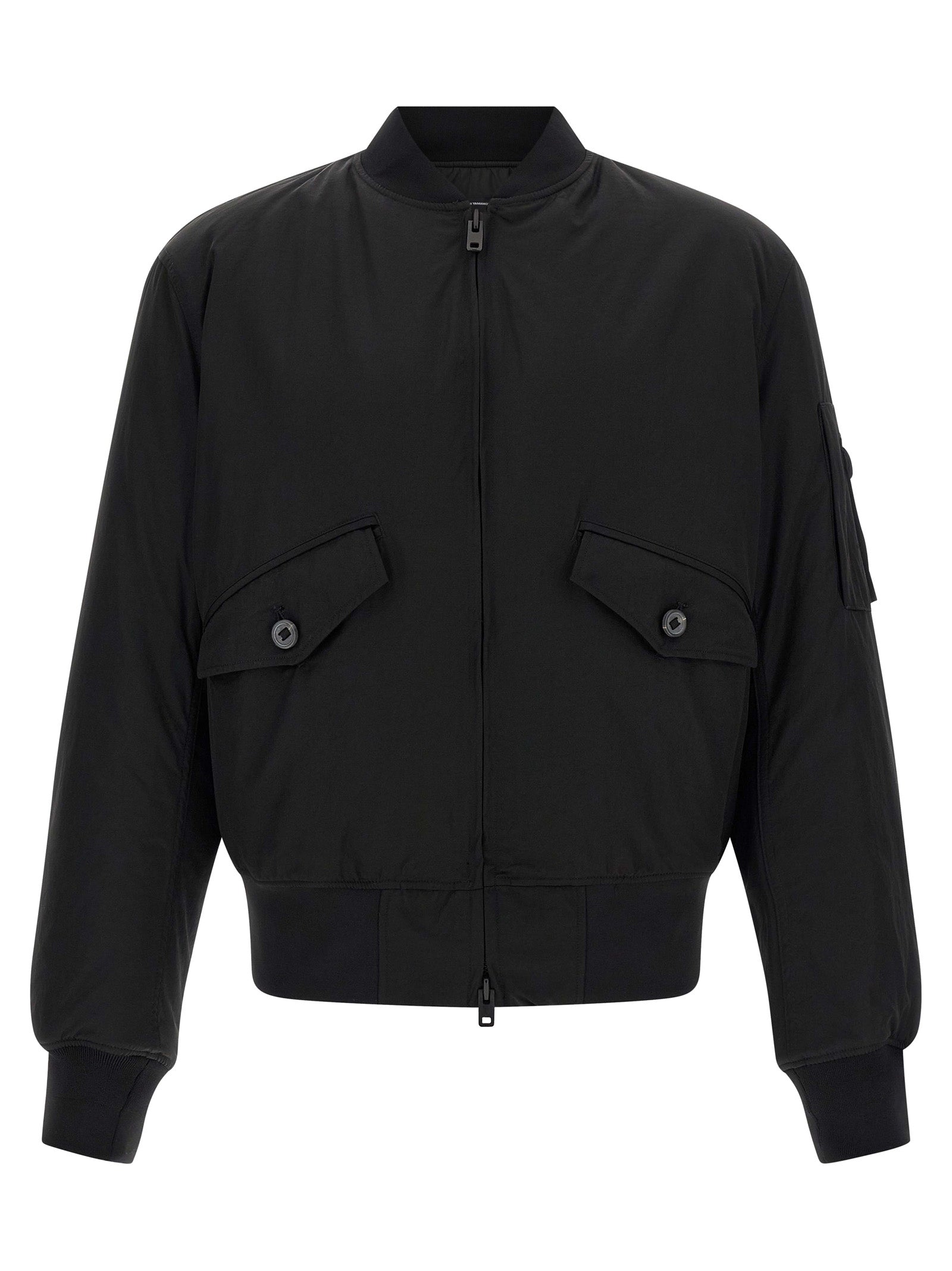 Y-3 Black Polyamide Bomber