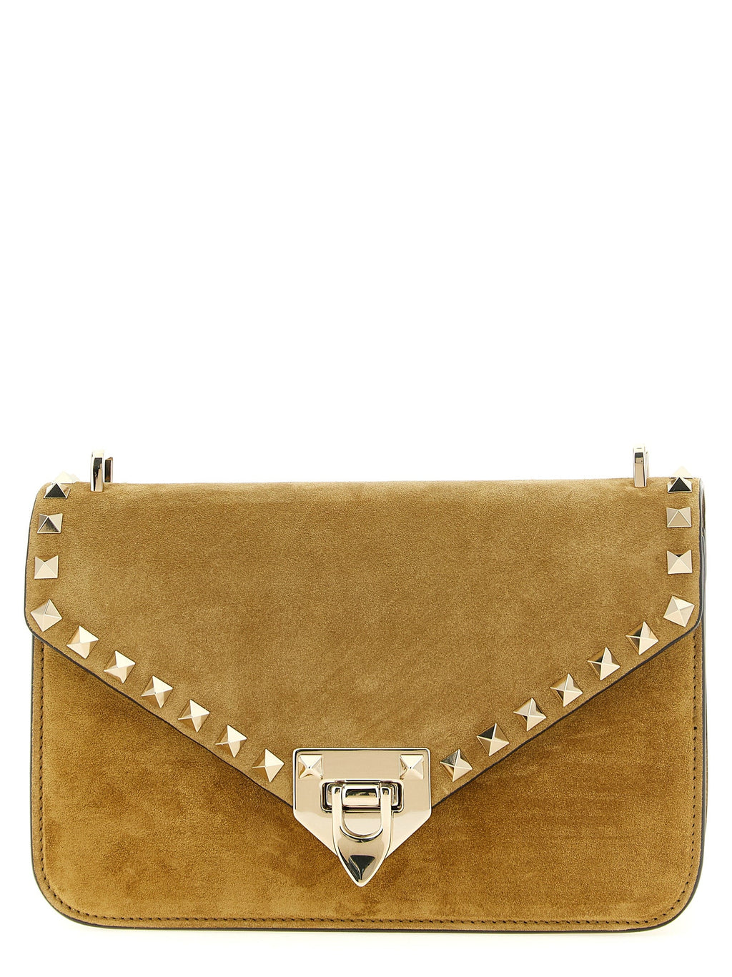 Valentino Garavani Beige Calfskin Crossbody Bag