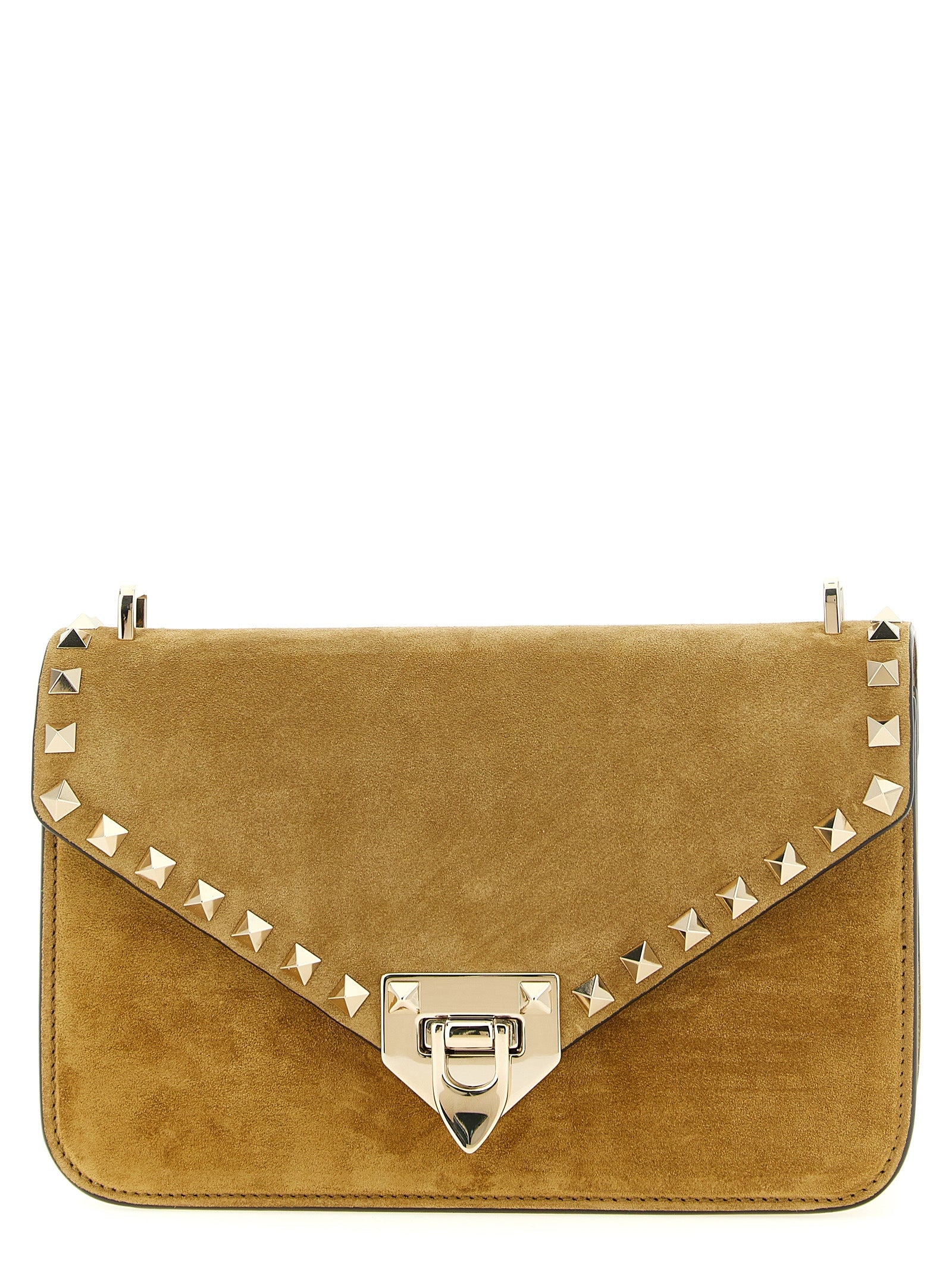 Valentino Garavani Beige Calfskin Crossbody Bag
