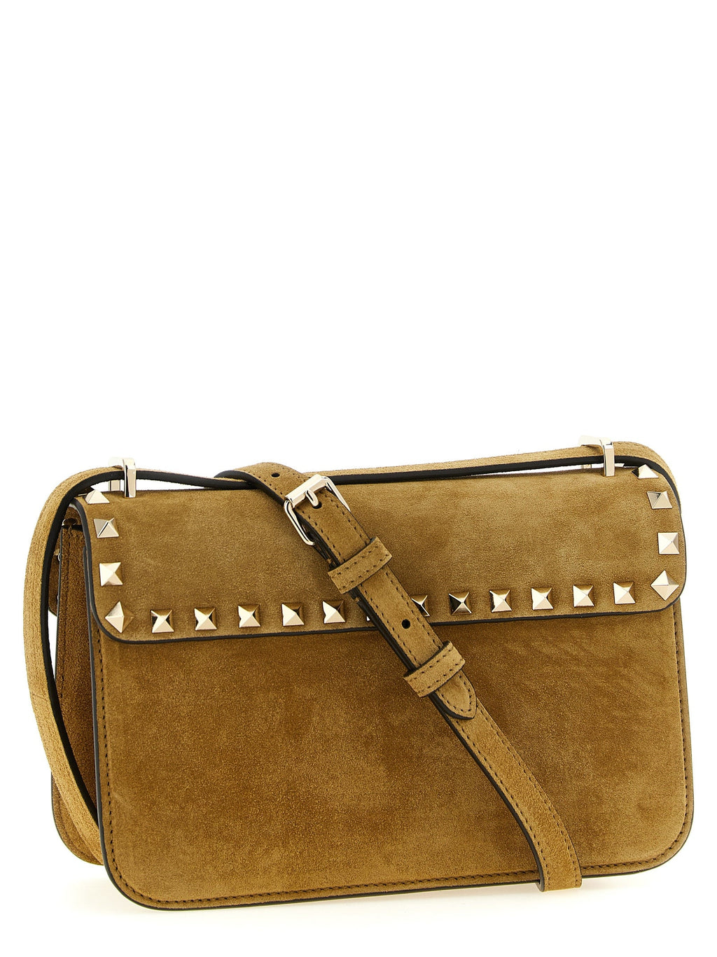 Valentino Garavani Beige Calfskin Crossbody Bag