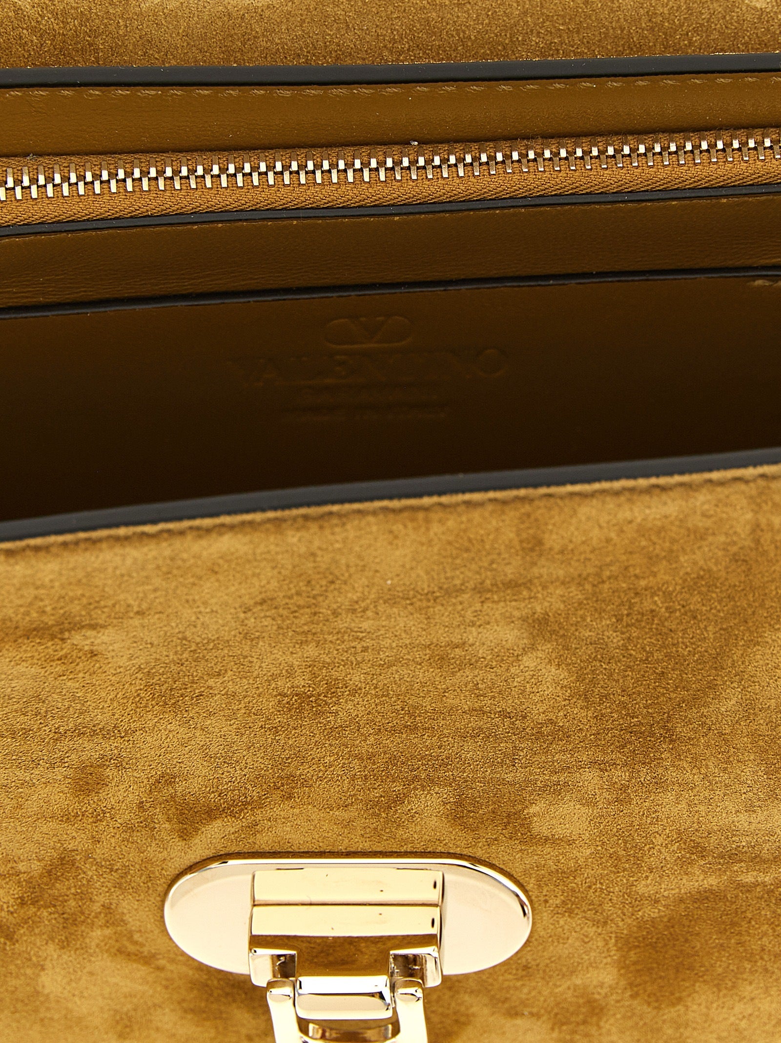 Valentino Garavani Beige Calfskin Crossbody Bag