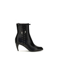 Alexander McQueen Black Calf Leather Bos Taurus Lace-Up Boots