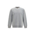 Balmain Gray Cotton Sweatshirt