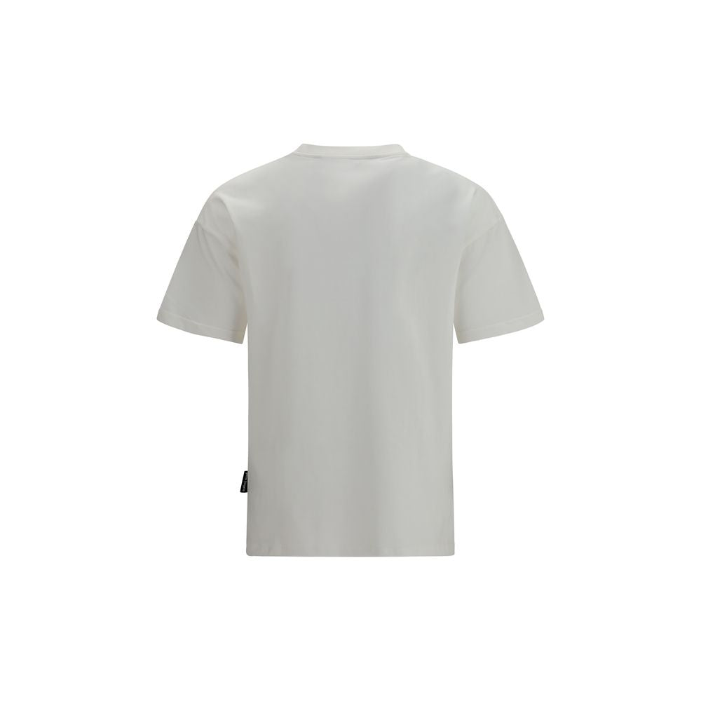 Palm Angels White Cotton T-Shirt