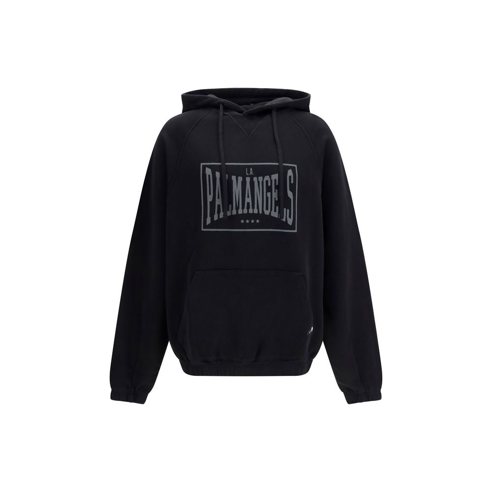 Palm Angels Black Cotton Sweatshirt