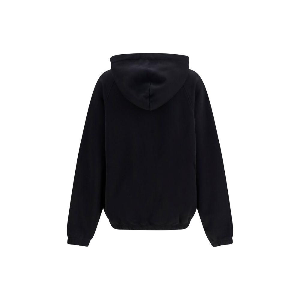 Palm Angels Black Cotton Sweatshirt