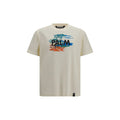 Palm Angels Beige Cotton T-Shirt