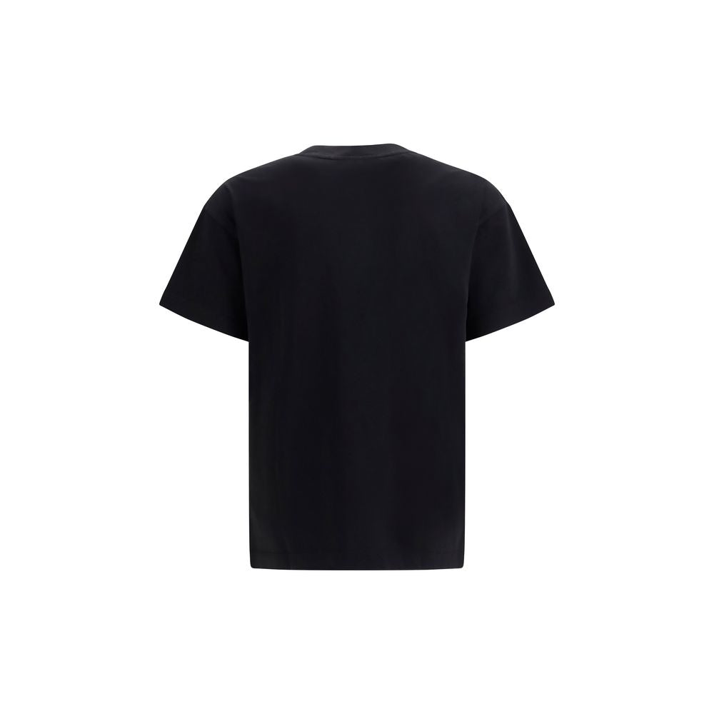 Palm Angels Black Cotton T-Shirt