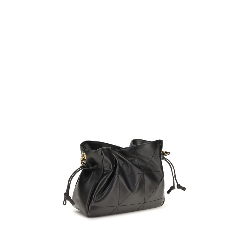 Saint Laurent Black Lamb Ovis Aries Aries Clutch Bag