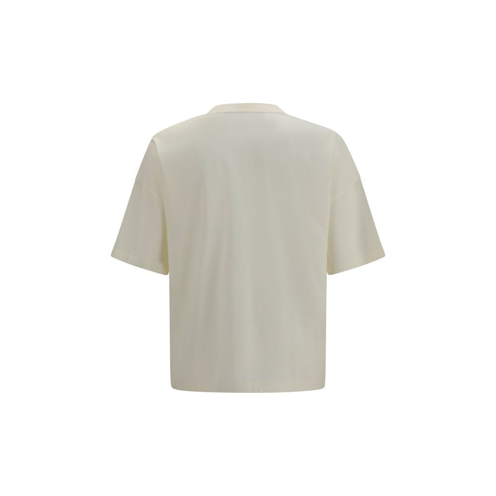 Palm Angels Beige Cotton T-Shirt