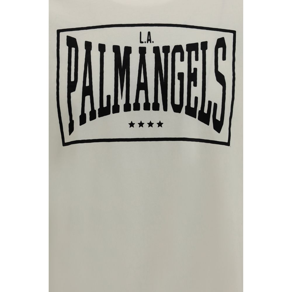 Palm Angels Beige Cotton T-Shirt