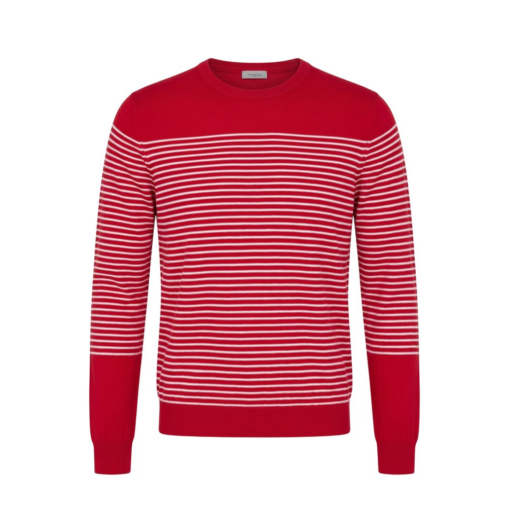 Malo Red Cotton Men Sweater