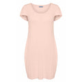 Malo Pink Cotton Women Dress