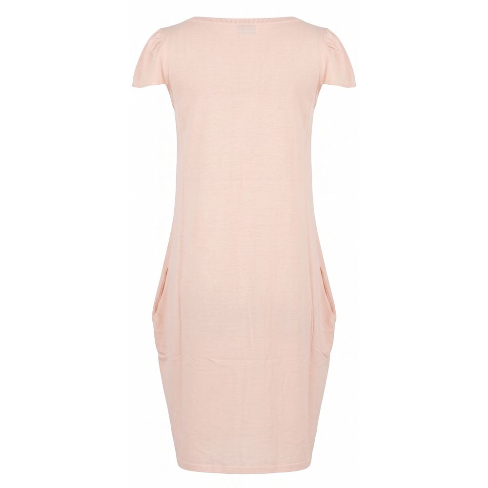 Malo Pink Cotton Women Dress