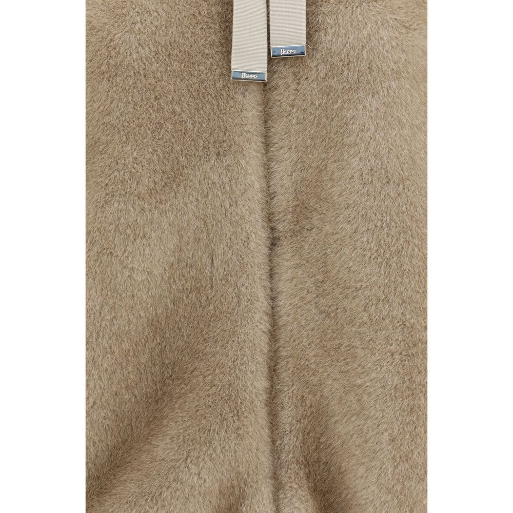 Herno Beige Polyester Full-Length Jacket