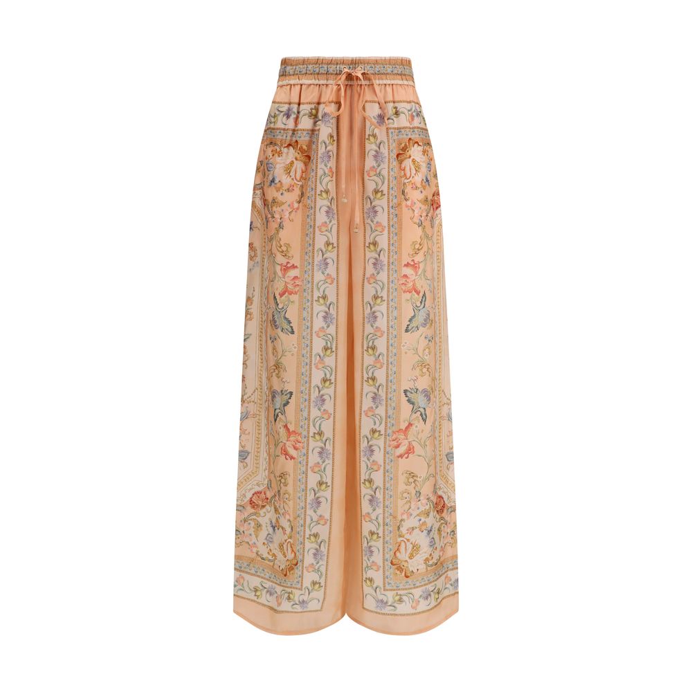 Zimmermann Multicolor Silk Casual Pants