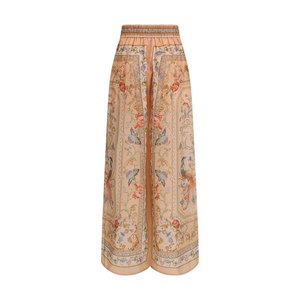 Zimmermann Multicolor Silk Casual Pants