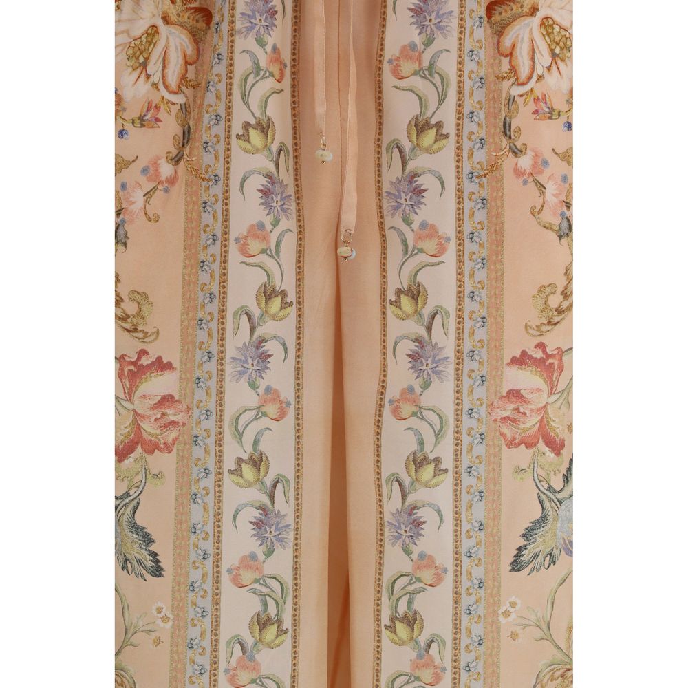 Zimmermann Multicolor Silk Casual Pants