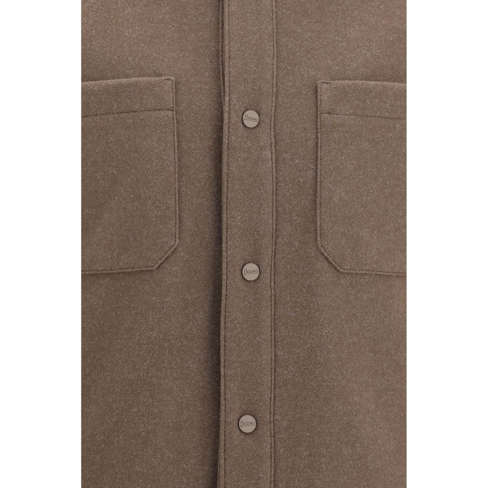Herno Brown Polyester Jacket