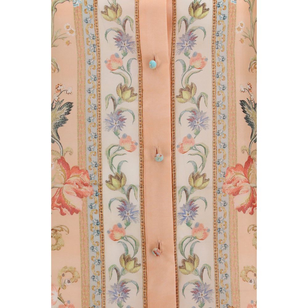 Zimmermann Multicolor Silk Pattern Shirt