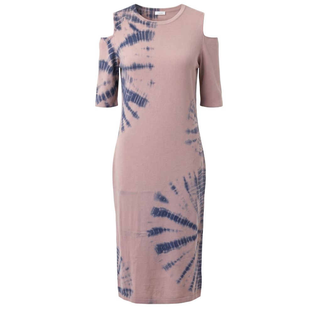 Malo Purple Cotton Women Dress