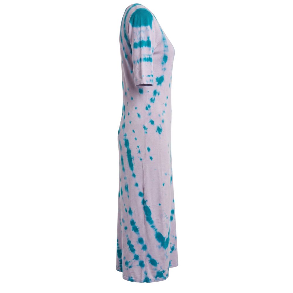 Malo Purple Cotton Women Dress