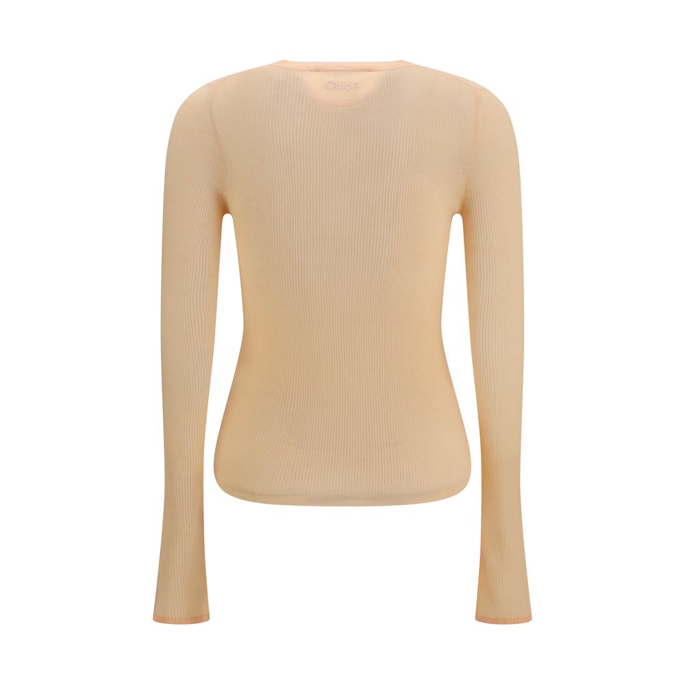 Chloé Orange Wool Oves Aries Sweatshirt