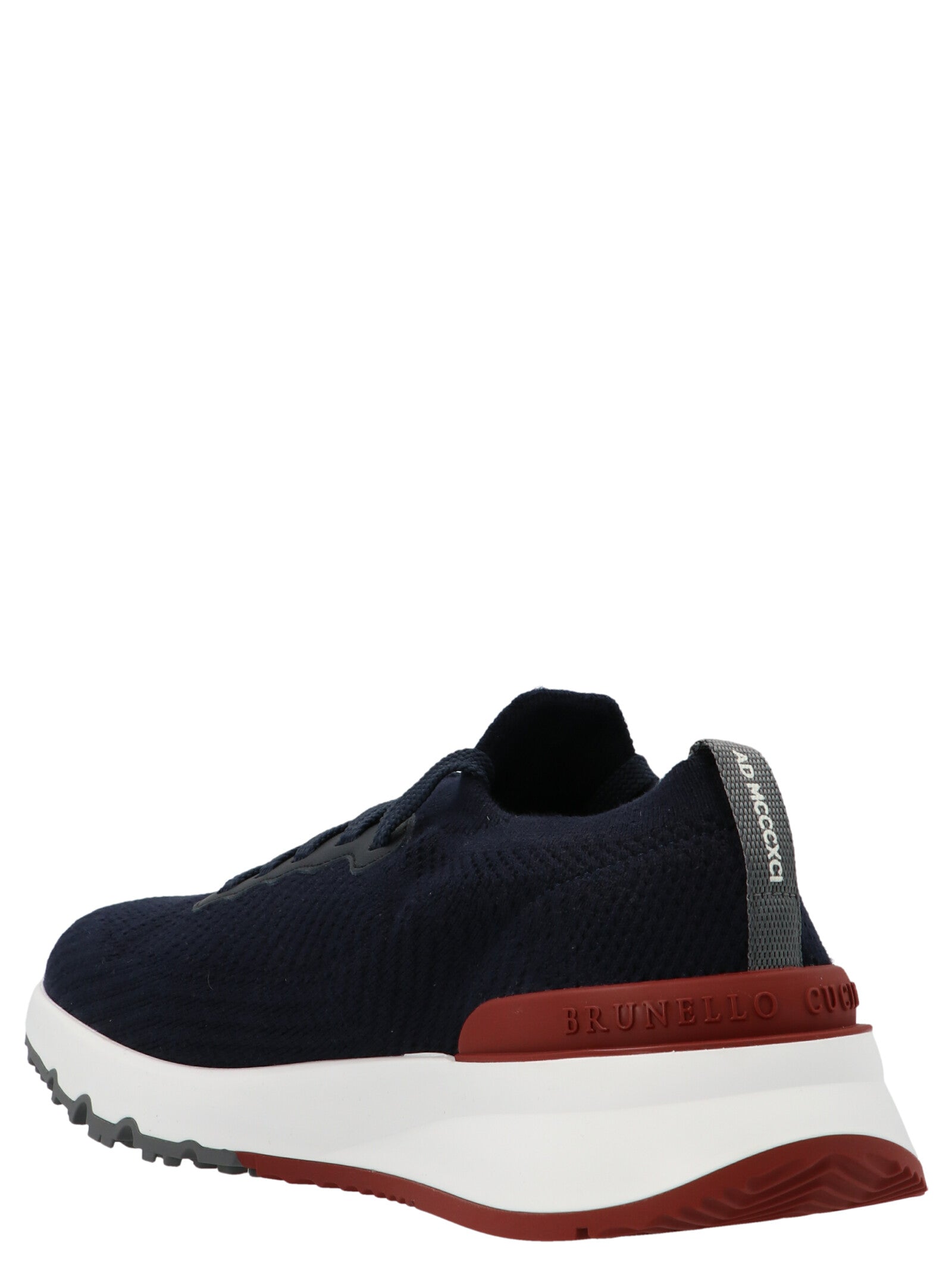 Brunello Cucinelli Blue Polyethylene Athletic Sneakers