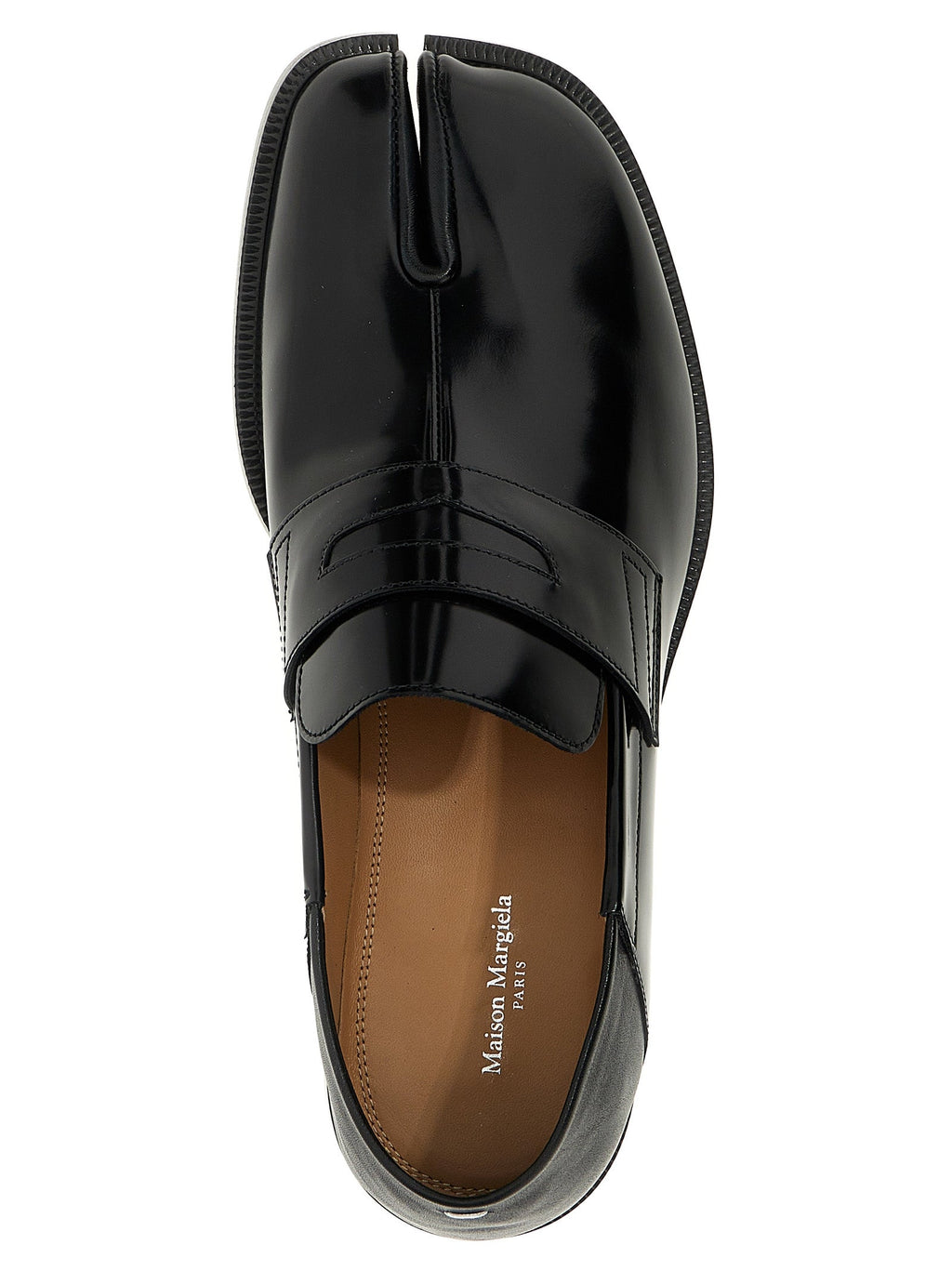 Maison Margiela Black Calfskin Slip-On Loafers Maison Margiela