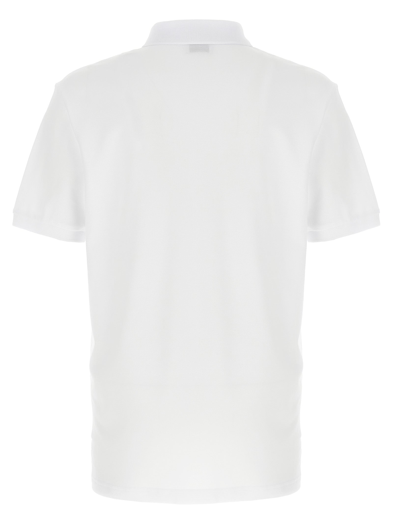 Moschino White Cotton Polo Shirt Moschino