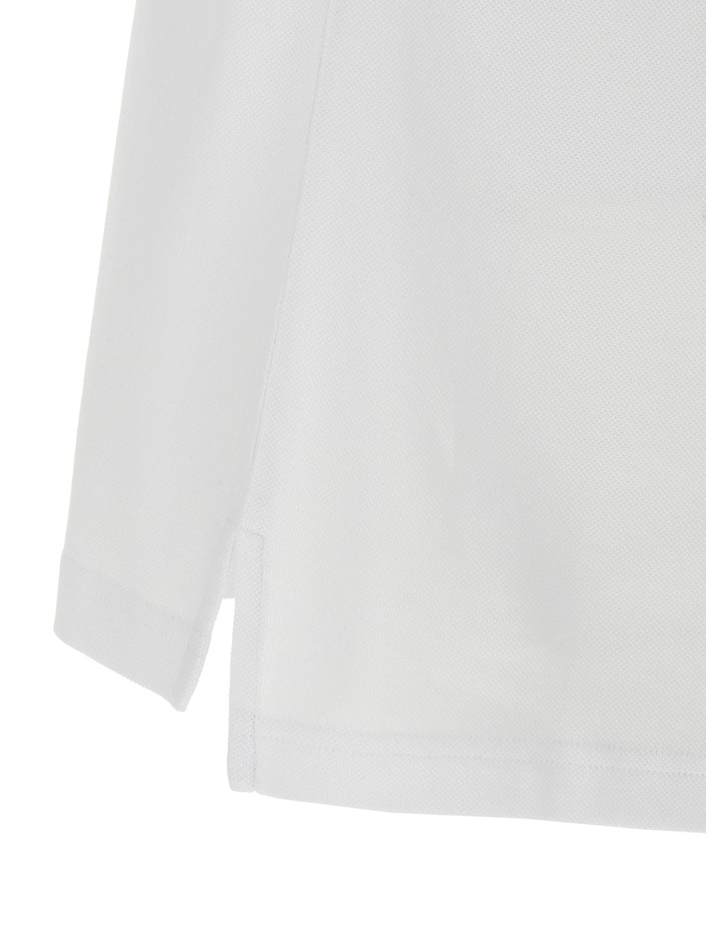 Moschino White Cotton Polo Shirt Moschino